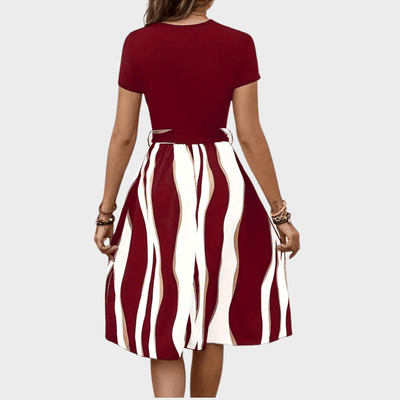 Amelie Fleur Elegant Crew Dress