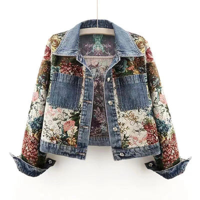 Amelie Fleur Floral Denim Jacket