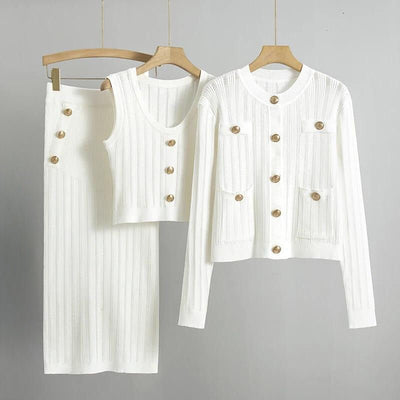 Amelie Fleur Graceful Knit Trio Set
