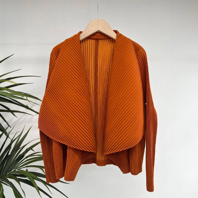 Amelie Fleur Pleated Cardigan