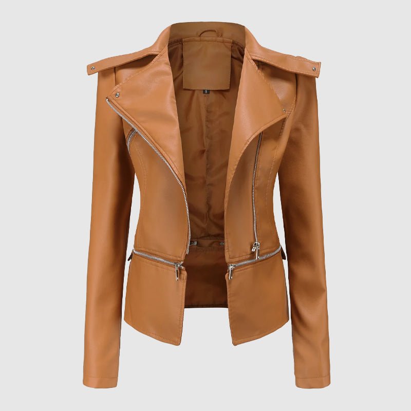 Amelie Fleur Rebel Leather Jacket