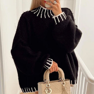 Amelie Fleur Refined Knit Sweater