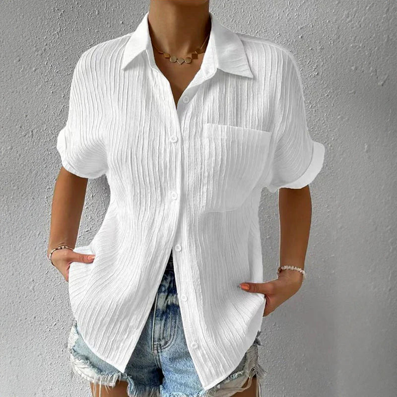 Amelie Fleur Short Sleeved Shirt