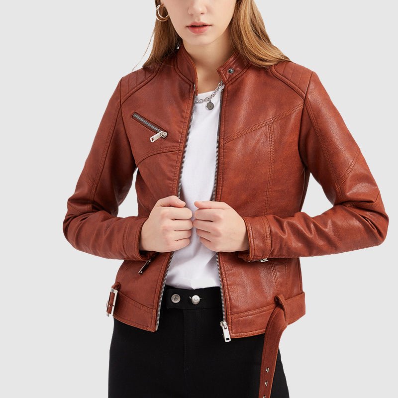 Amelie Fleur Zipper Vogue Jacket