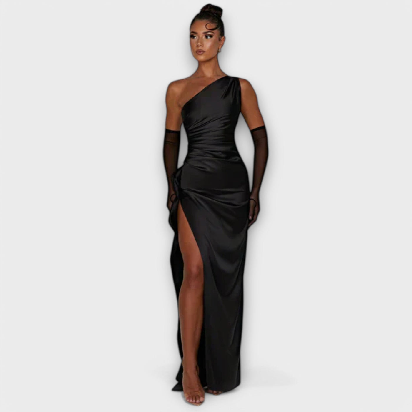 Celeste | Asymmetrical Draped Maxi