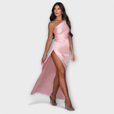 Celeste | Asymmetrical Draped Maxi