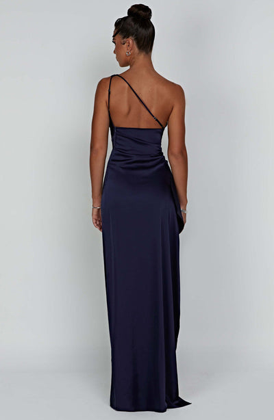 Saoirse | One Shoulder Satin Long Bodycon Dress