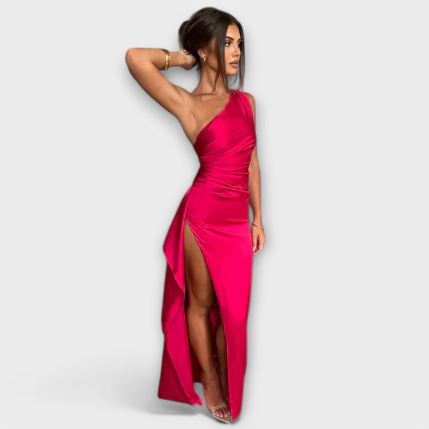 Celeste | Asymmetrical Draped Maxi