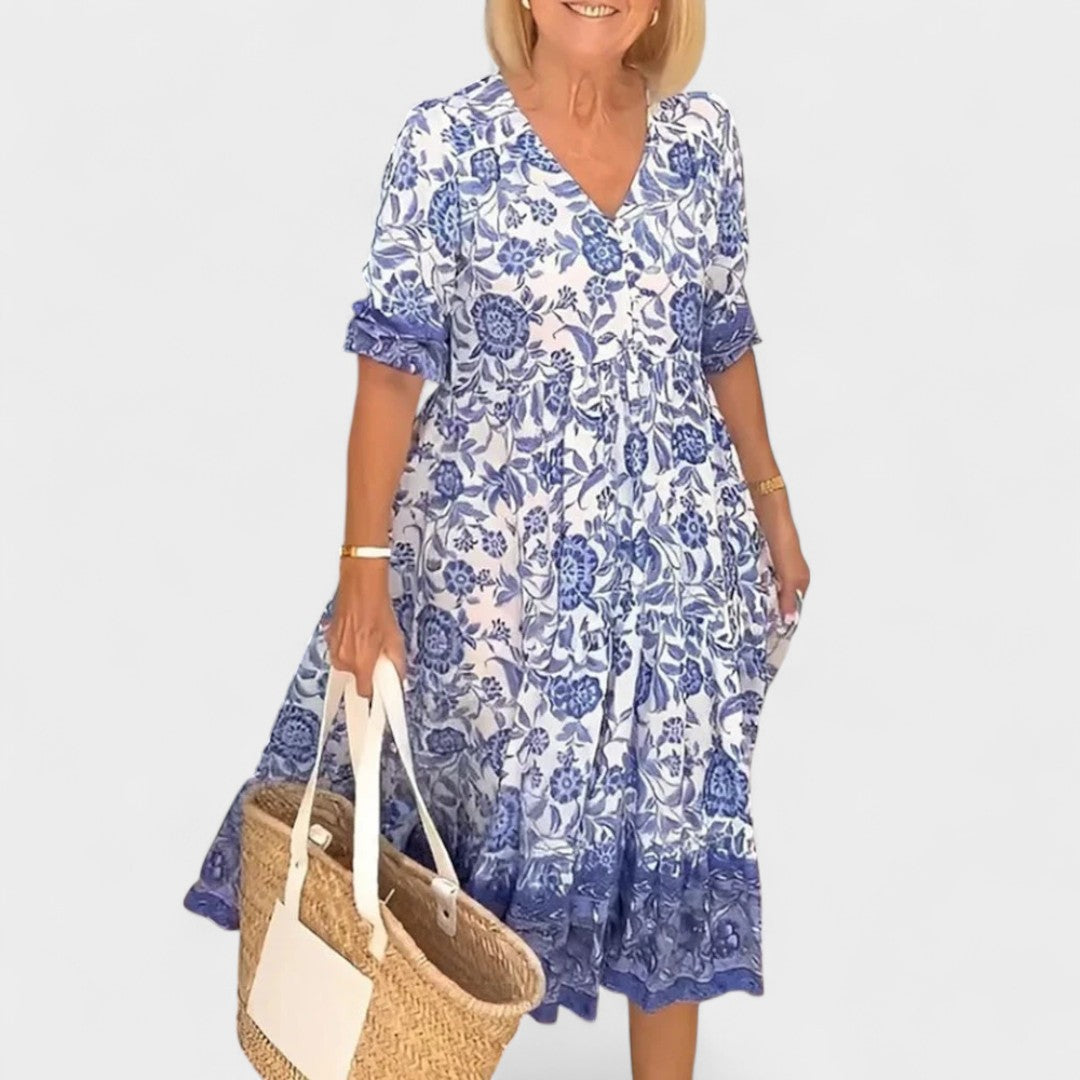 EVELYN | FLORAL TIERED DRESS