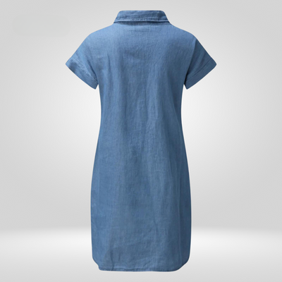 Avencea - Denim Dress - Effortless Denim Shift Elegance