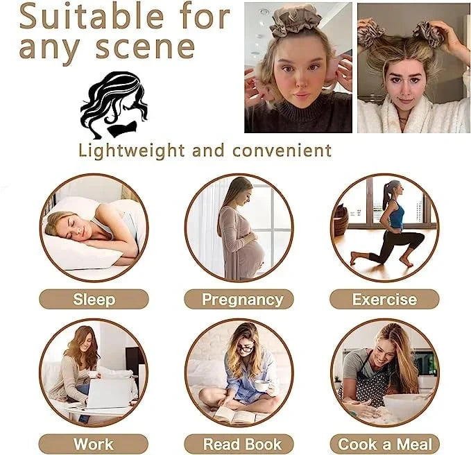 SilkWave™ Dream Rollers — Wake Up to Soft, Bounce-Back Curls That Feel Like a Dream