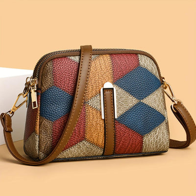 Luna | Mini Crossbody Bag in Patchwork Design