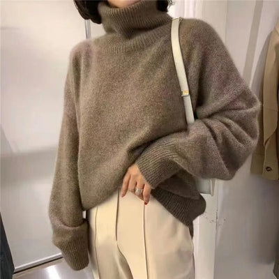 Julia | Soft High-Neck Knit Sweater