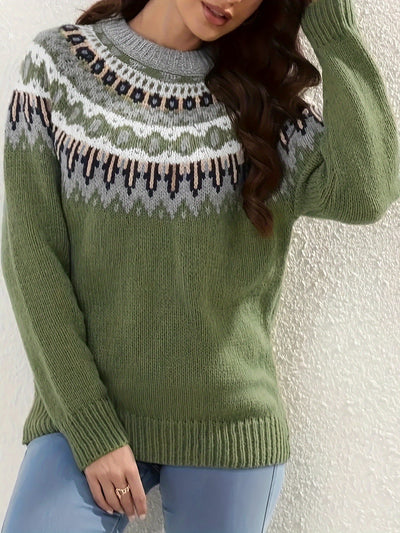 Leena | Cozy Textured Knit Sweater