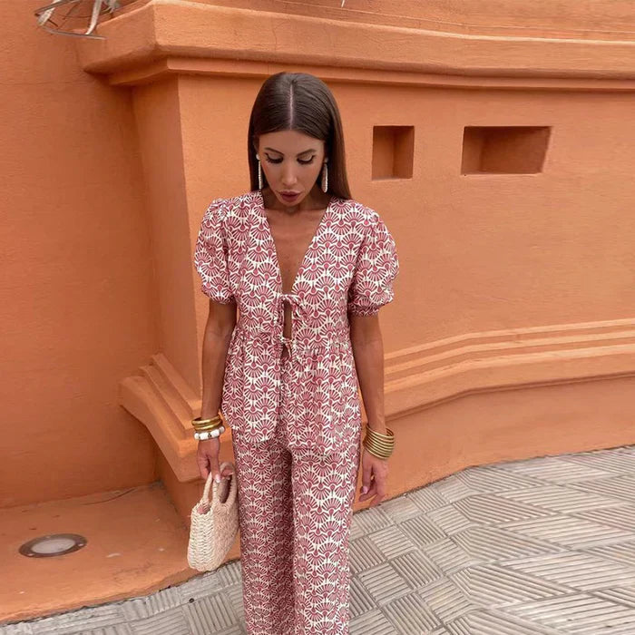 Rayne - Elegant Two Piece Summer Set