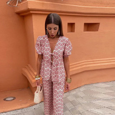 Rayne - Elegant Two Piece Summer Set