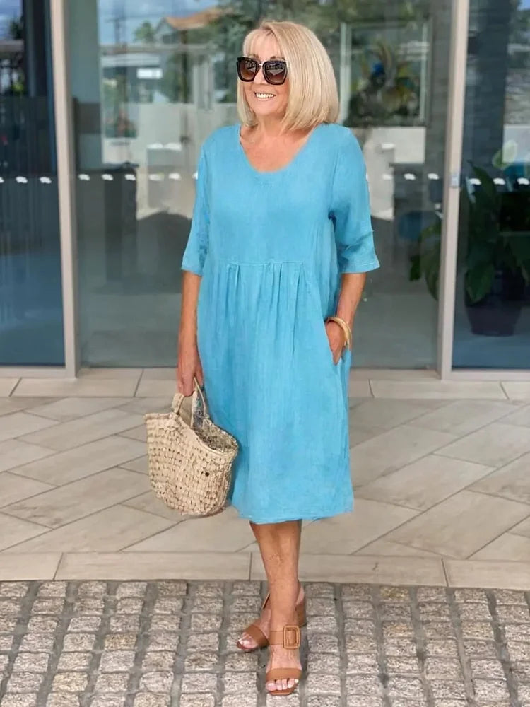 Pauline | Effortless Linen Dress