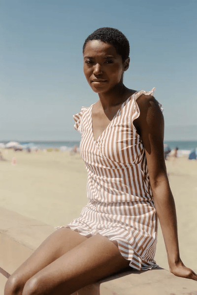 Agnieszka – Ruffled Swimsuit with Built-In Bust Support