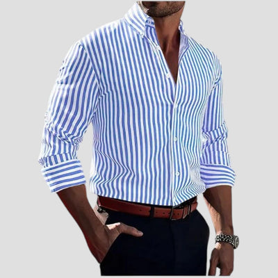GEOFFREY | STRIPED BUTTON SHIRT