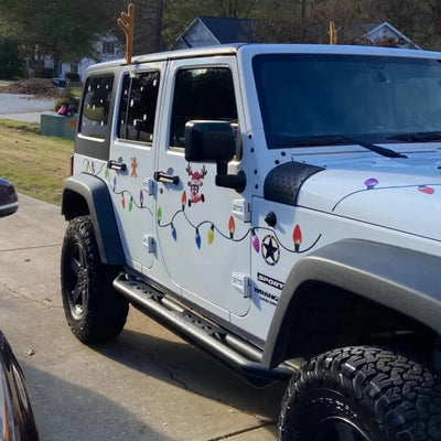 LuminoFest™ Glow Bulb Magnet Set — Turn Every Ride into a Dazzling Holiday Spotlight