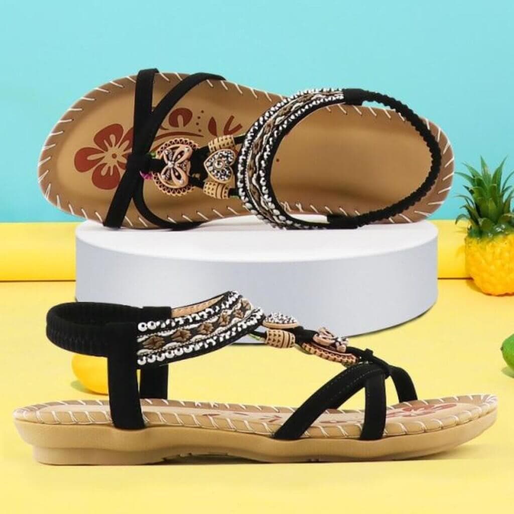 Teresina | Comfortable Sandals with Elastic Band & Soft Platform