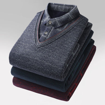Ben Smith Elegant Collar Sweater