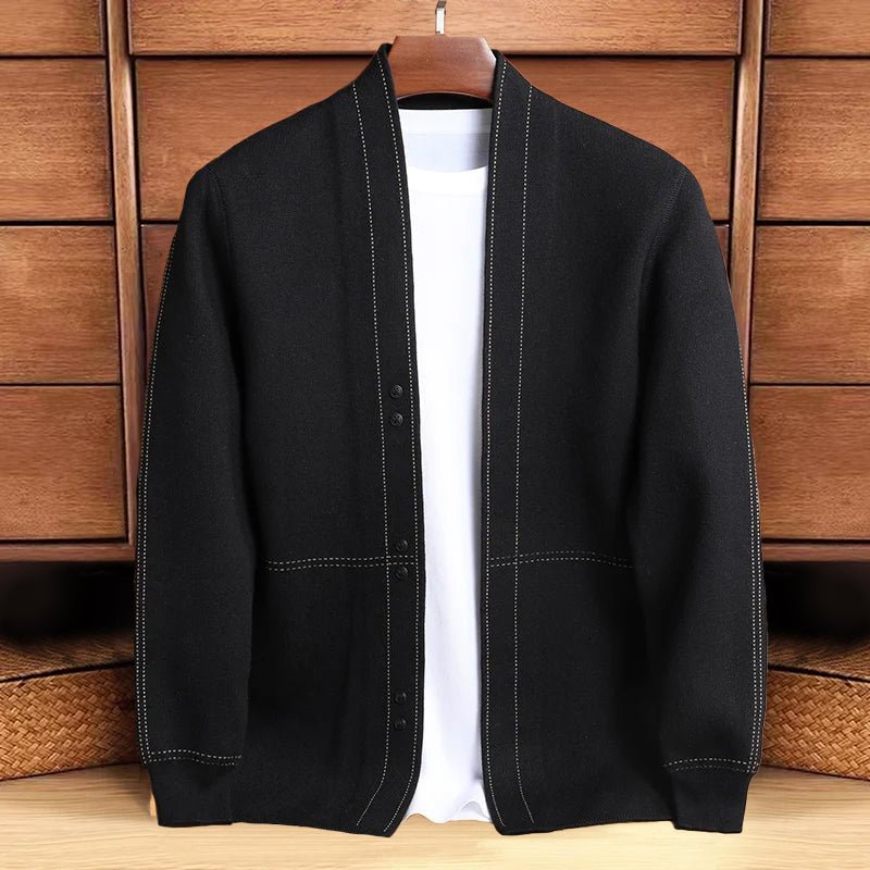 Ben Smith Elegant Pinstripe Cardigan