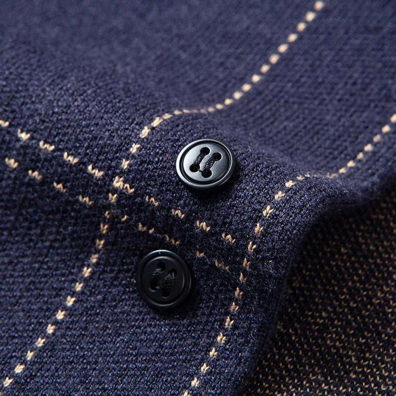Ben Smith Elegant Pinstripe Cardigan