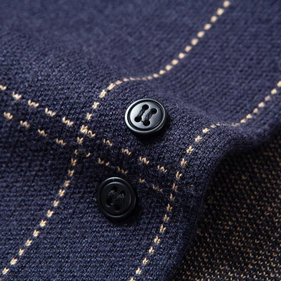 Ben Smith Elegant Pinstripe Cardigan