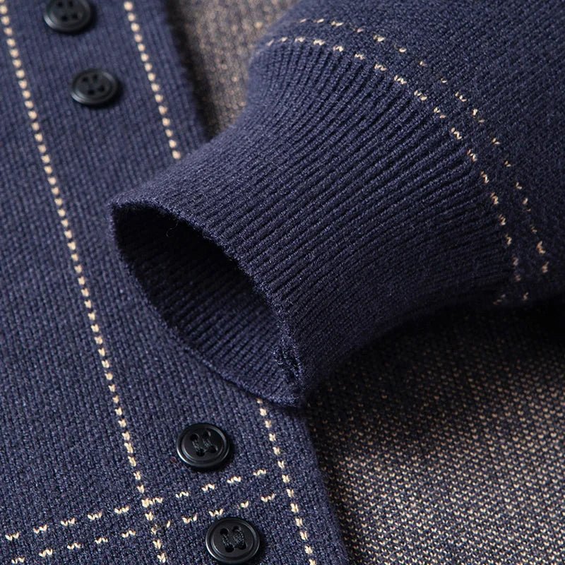 Ben Smith Elegant Pinstripe Cardigan