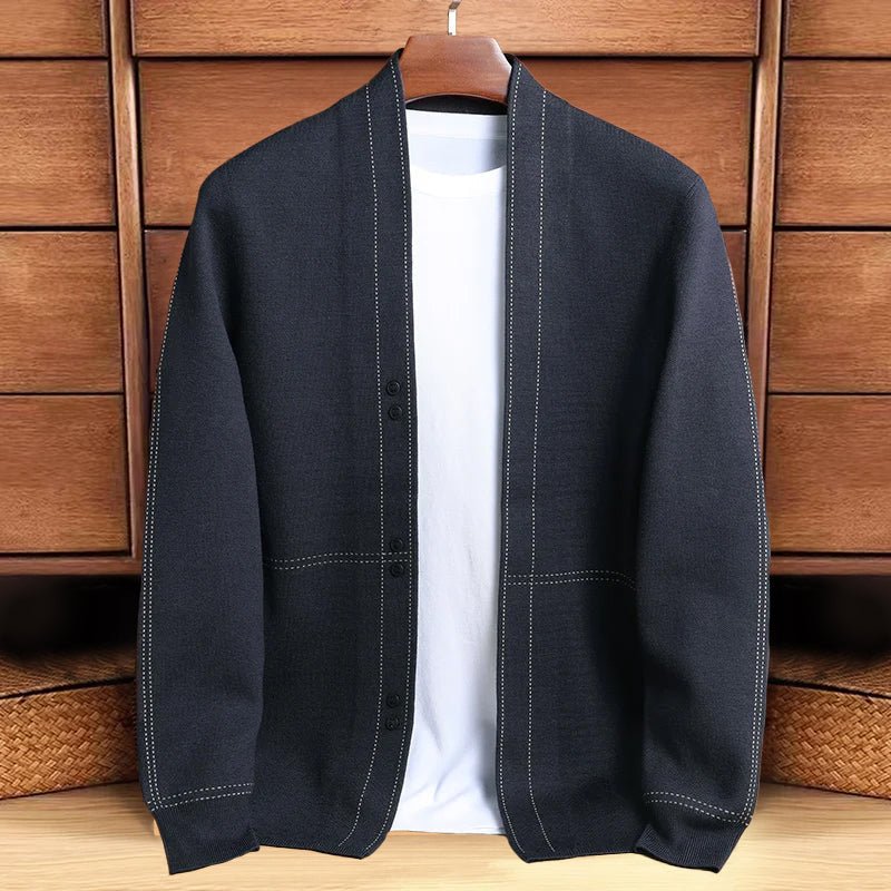 Ben Smith Elegant Pinstripe Cardigan