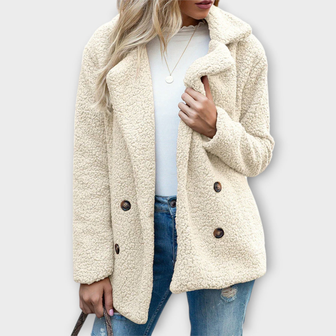 NORTHLINE STUDIO | Cozy Lapel Collar Jacket