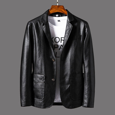 Norris Leather Blazer