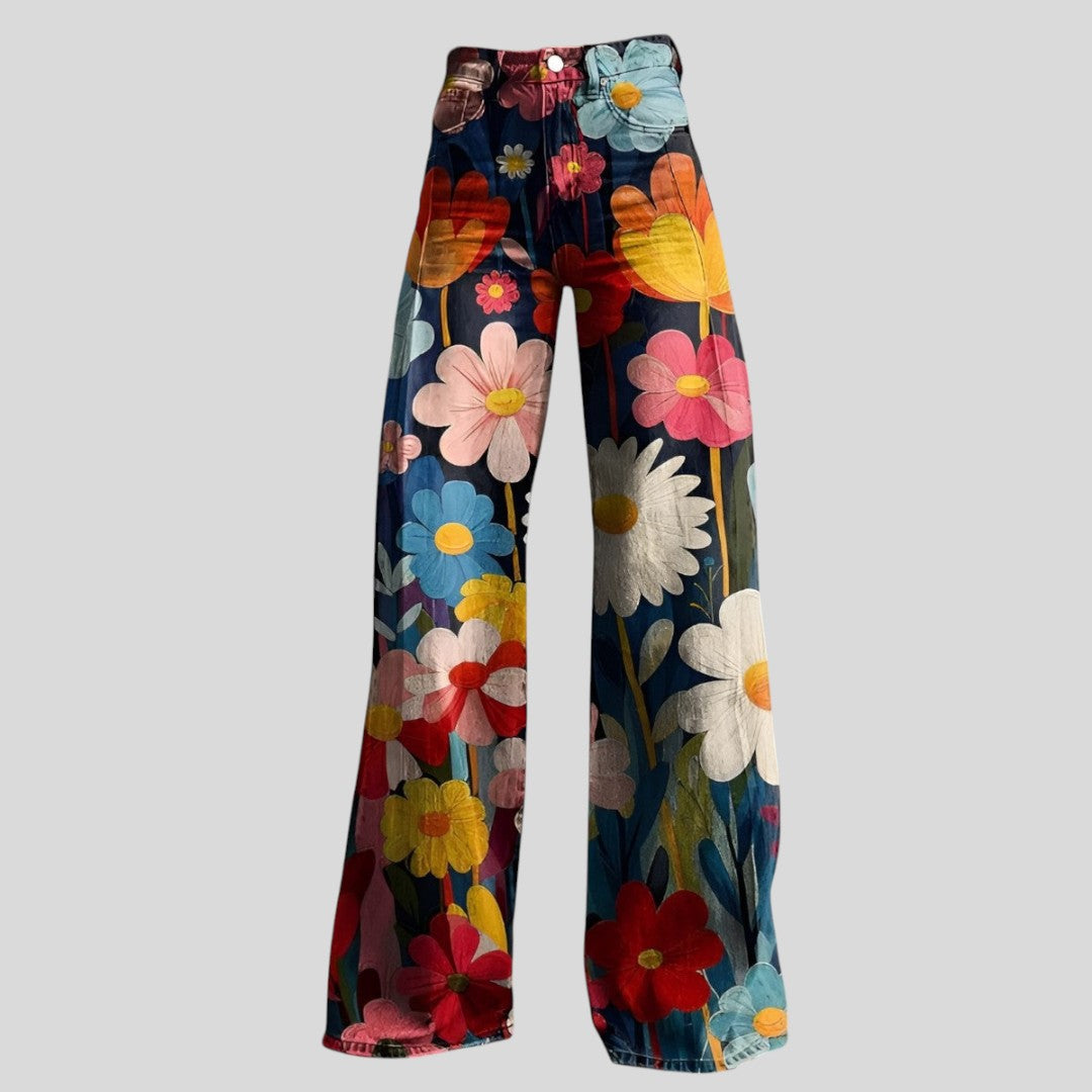 Tapu | Floral Print Wide-Leg Pants