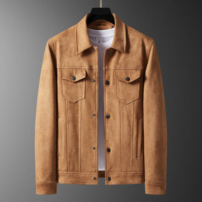Melot Suede Trucker Jacket
