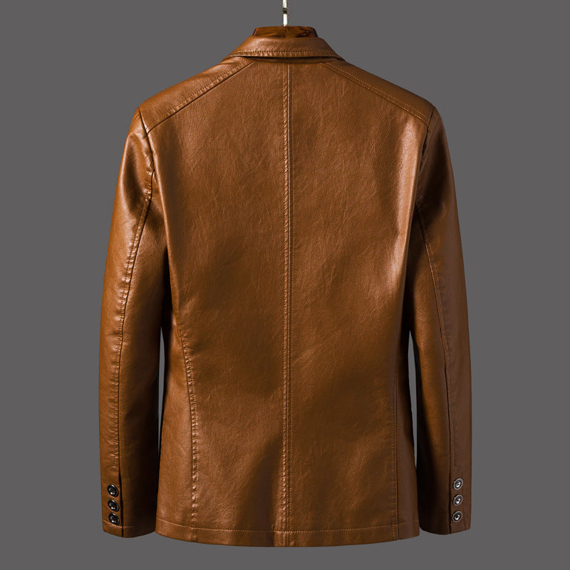 Norris Leather Blazer