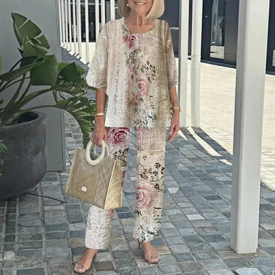 Lydia™ | Trendy Printed Two-Piece Set