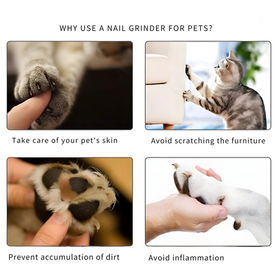 Electric Pet Nail Grinder™ — Turn Stressful Nail Trims Into Calm, Comfortable Cuddles