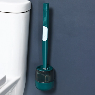 FlexiClean Brush™ — Conquer Every Corner for a Sparkling, Germ-Free Toilet