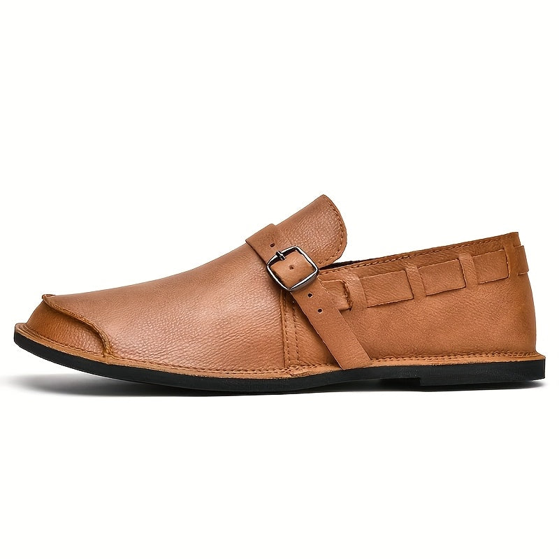 Diego Antonetti Monk Strap Leather Loafers