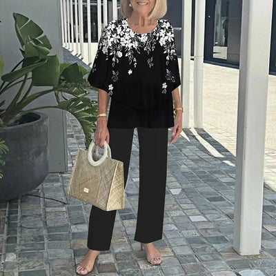 Lydia™ | Trendy Printed Two-Piece Set