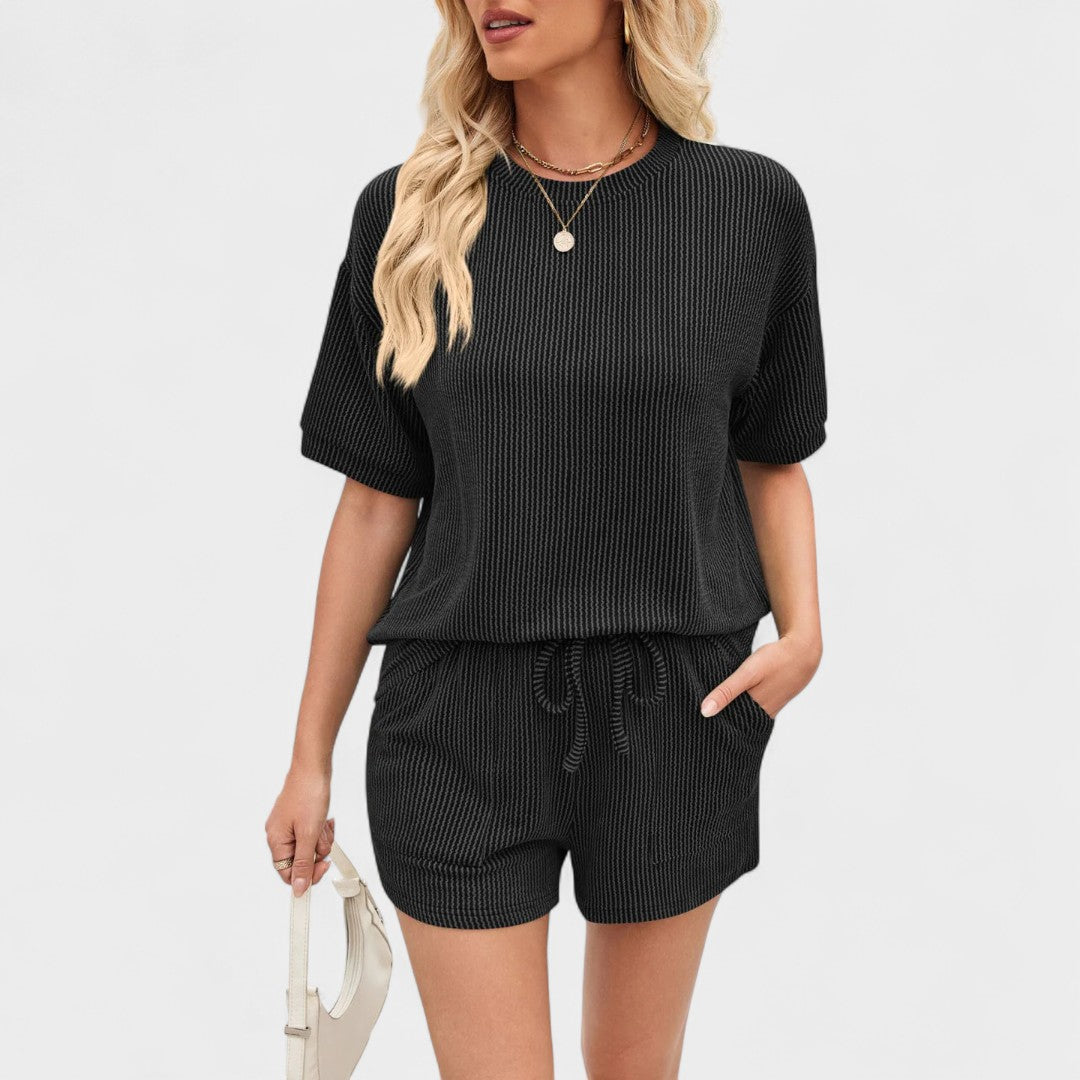 BRIELLE | DRAWSTRING SHORTS SET