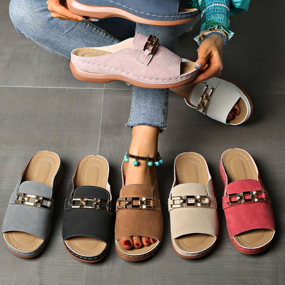 Kathryna™ | Comfy Buckle Sandals