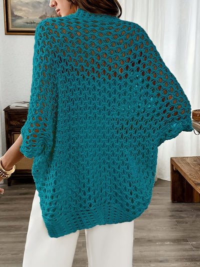 NORTHLINE STUDIO | OPEN-WEAVE CROCHET CARDIGAN