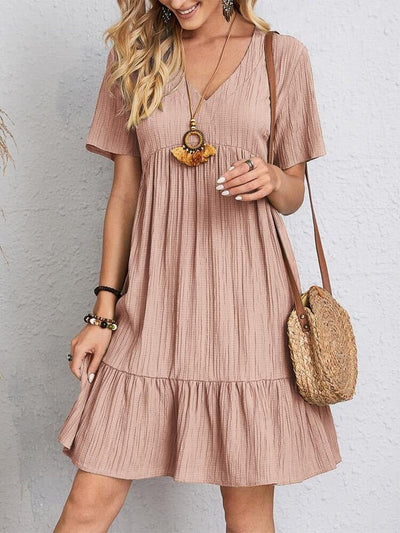 EMMA | RELAXED V-NECK DRESS