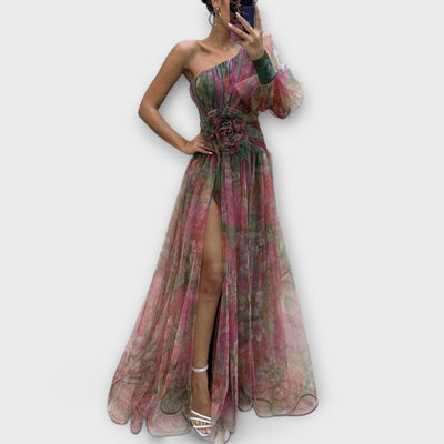 Aurora | One‑Shoulder Elegance Maxi