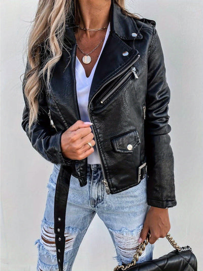 Jenny | Classic Leather Jacket