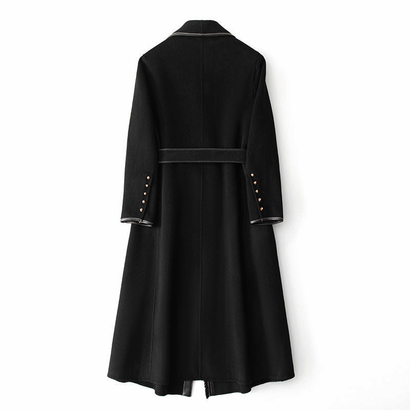 Claire Laurent Rouge Woolen Coat