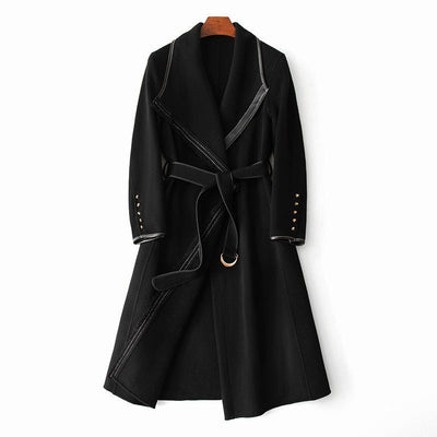Claire Laurent Rouge Woolen Coat