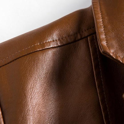 Norris Leather Blazer